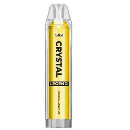 Crystal Legend 4000 Puffs Prefilled Vape Pod Box of 10, Pineapple Ice Flavour
