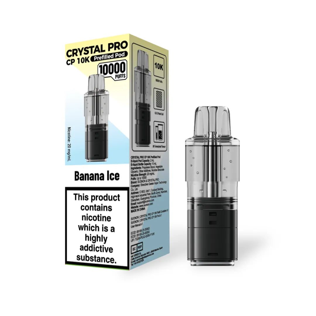 Crystal Pro CP 10K Prefilled Replacement Pods - Box of 5