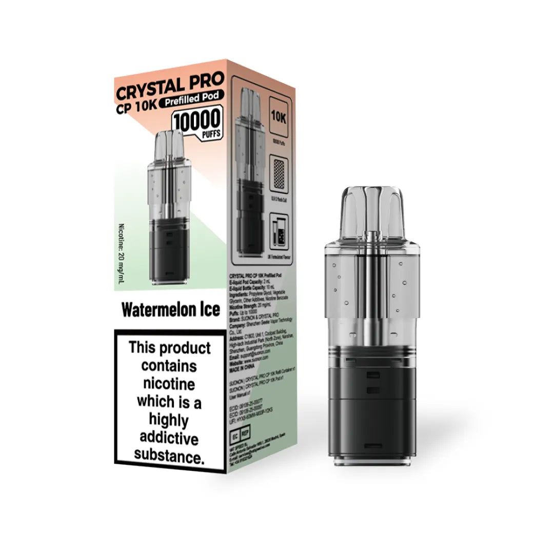 Crystal Pro CP 10K Prefilled Replacement Pods - Box of 5