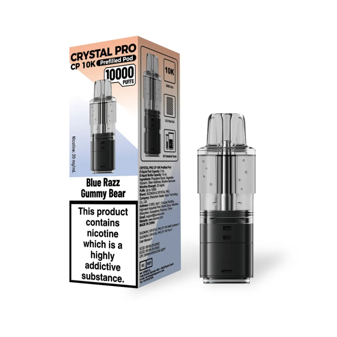 Crystal Pro CP 10K Prefilled Replacement Pods - Box of 5