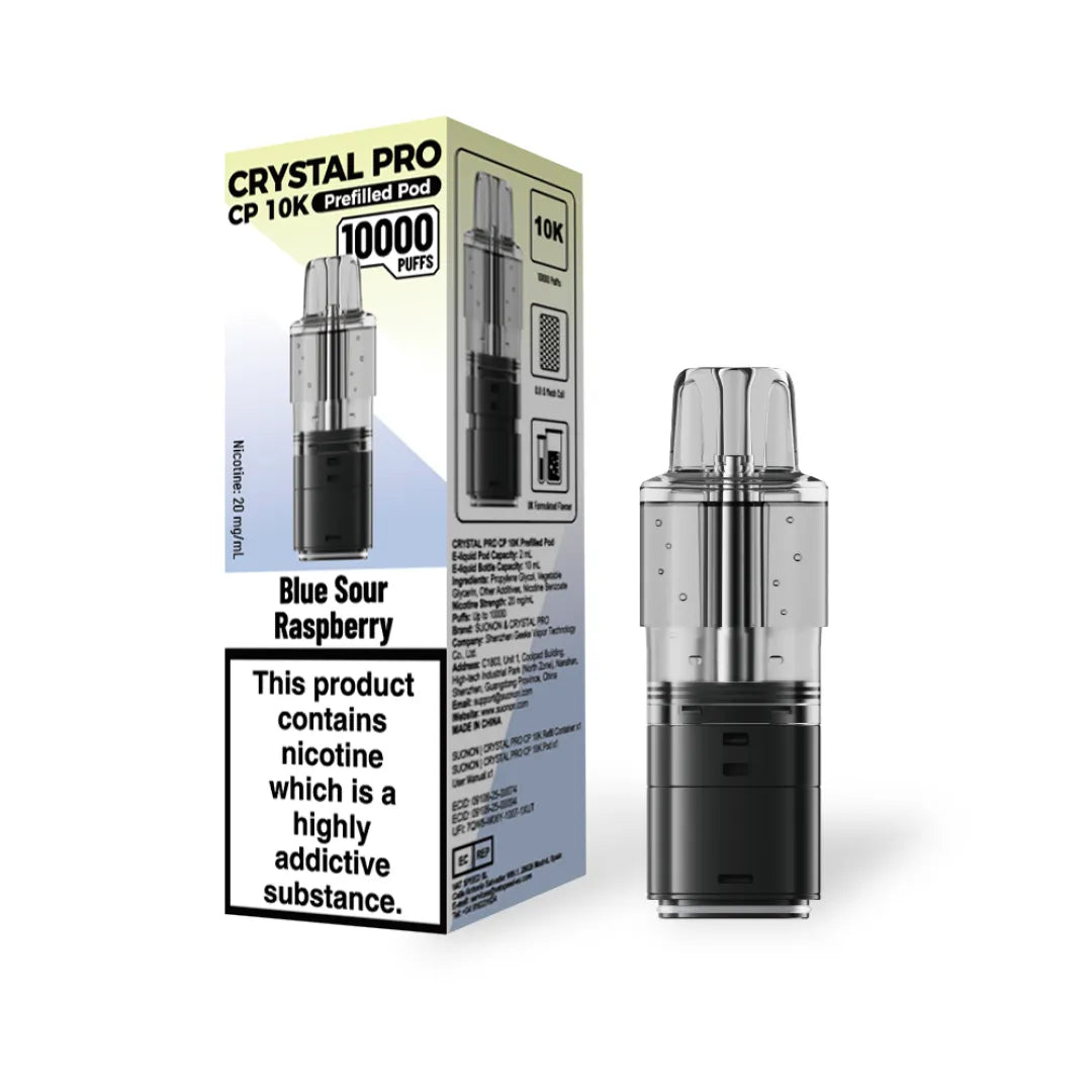 Crystal Pro CP 10K Prefilled Replacement Pods - Box of 5