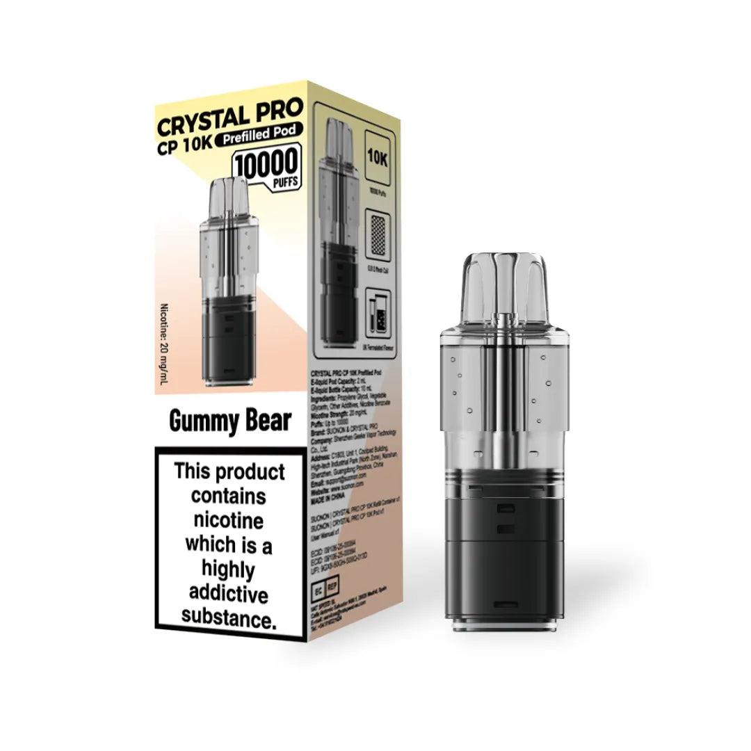 Crystal Pro CP 10K Prefilled Replacement Pods - Box of 5