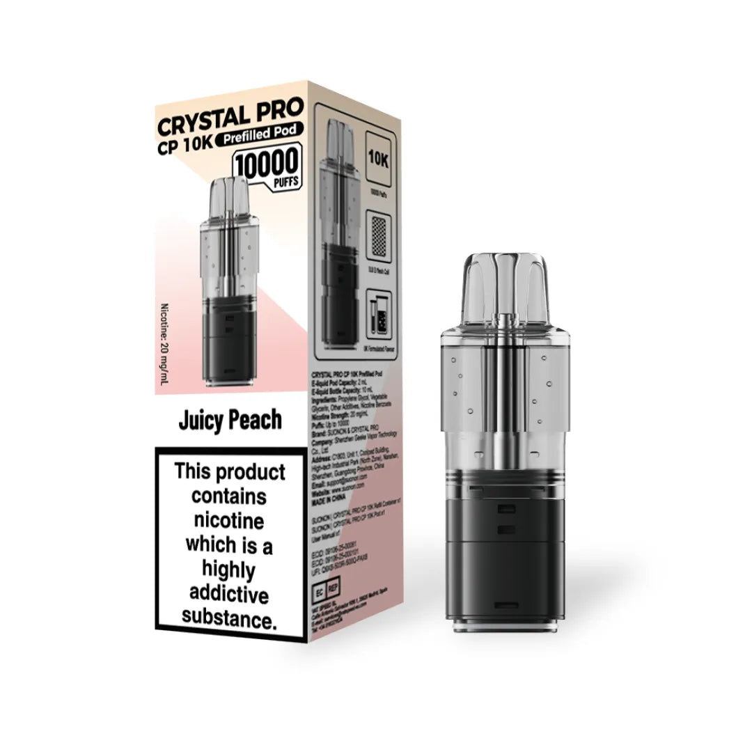 Crystal Pro CP 10K Prefilled Replacement Pods - Box of 5