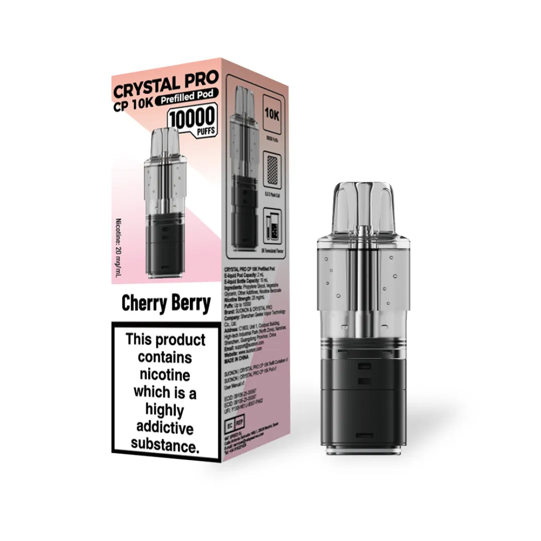 Crystal Pro CP 10K Prefilled Replacement Pods - Box of 5