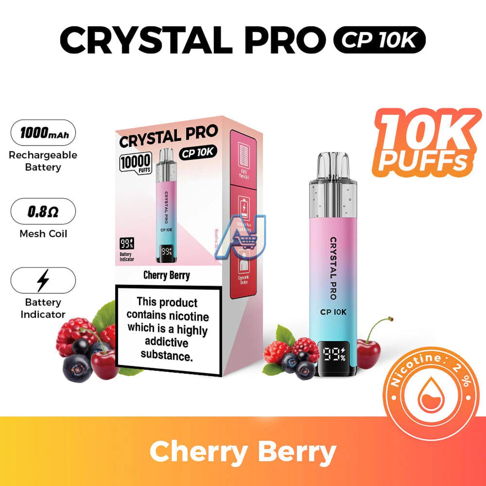 crystal rechargeable vape pods Buy the Crystal Pro CP 10K Puffs Prefilled Pod Kit – AJ's Superstore