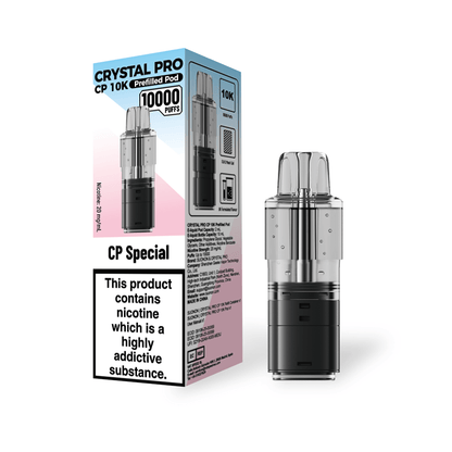 Crystal Pro CP 10k Replacement Pods Box of 5, Cp Special Flavour 