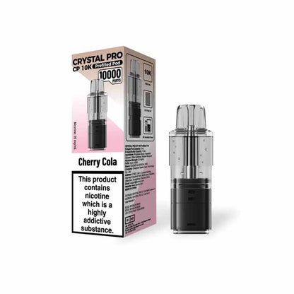 CRYSTAL PRO CP10K Prefilled Replacement Pod, Cherry Cola Flavour