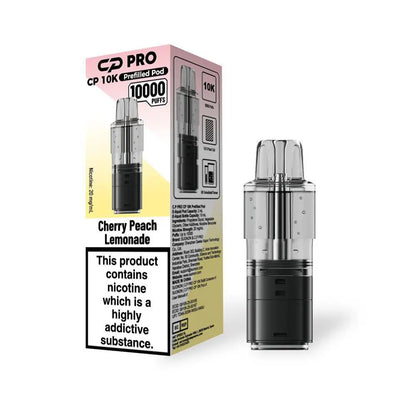 CRYSTAL PRO CP10K Prefilled Replacement Pod, Cherry Peach Lemonade Flavour