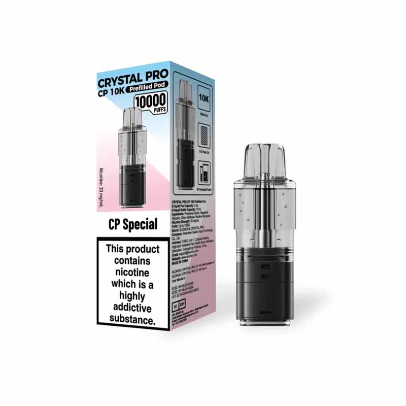 CRYSTAL PRO CP10K Prefilled Replacement Pod, Cp Special Flavour