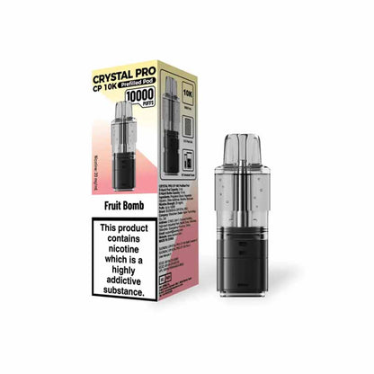 CRYSTAL PRO CP10K Prefilled Replacement Pod, Fruit Bomb Flavour