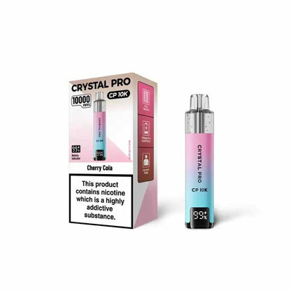 Crystal Pro Cp 10k Puffs Prefilled Pod Vape Kit, Cherry Cola Flavour