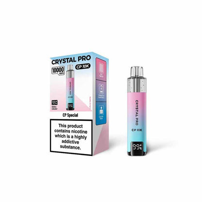 Crystal Pro Cp 10k Puffs Prefilled Pod Vape Kit, CP Special Flavour