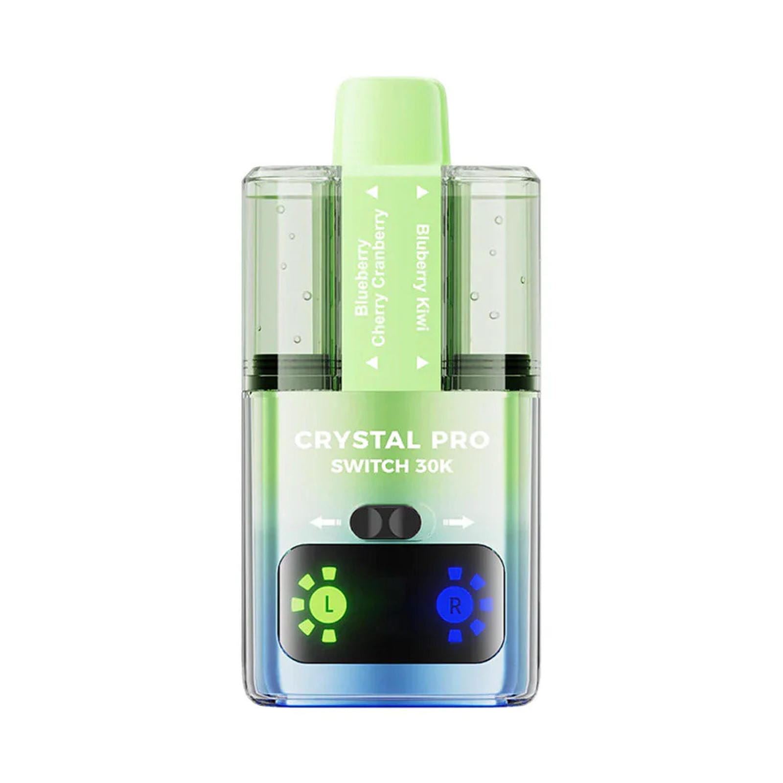 Crystal Pro Switch 30K Puffs Prefilled Pod Kit Box of 5, Blueberry Cherry Cranberry, Blueberry Kiwi Flavour
