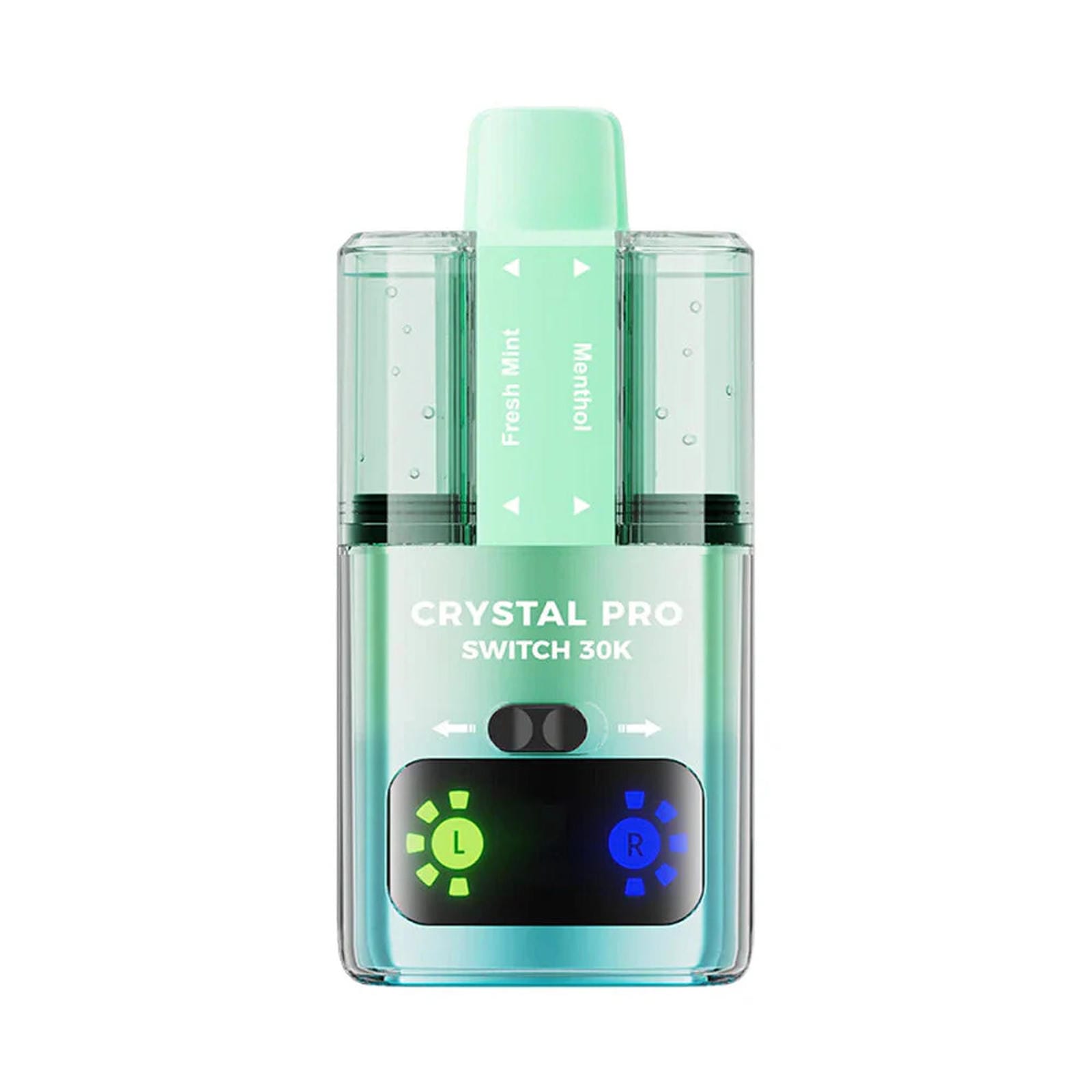 Crystal Pro Switch 30K Puffs Prefilled Pod Kit Box of 5, Fizzy Mint, Menthol Flavour