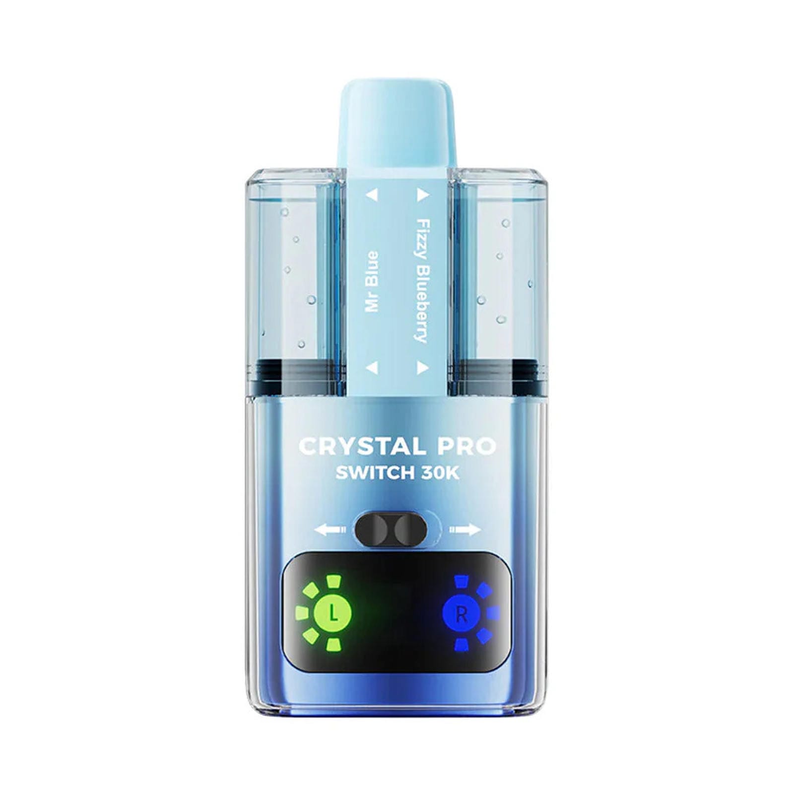 Crystal Pro Switch 30K Puffs Prefilled Pod Kit Box of 5, Mr Blue, Fizzy Blueberry Flavour