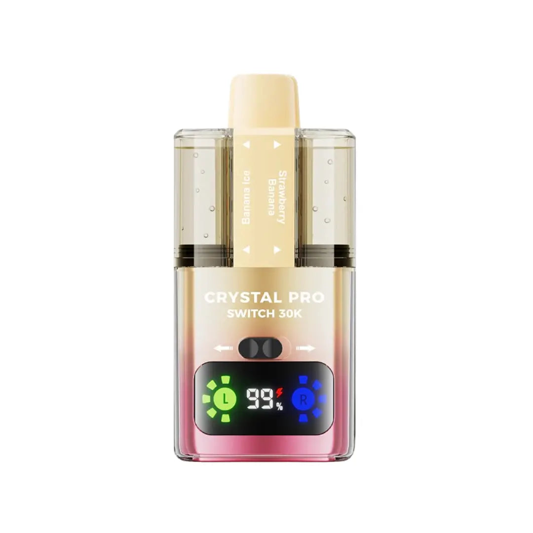 Crystal Pro Switch 30K Vape Kit Strawberry Banana & Banana Ice Flavour