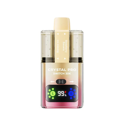 Crystal Pro Switch 30K Vape Kit Strawberry Banana & Banana Ice Flavour