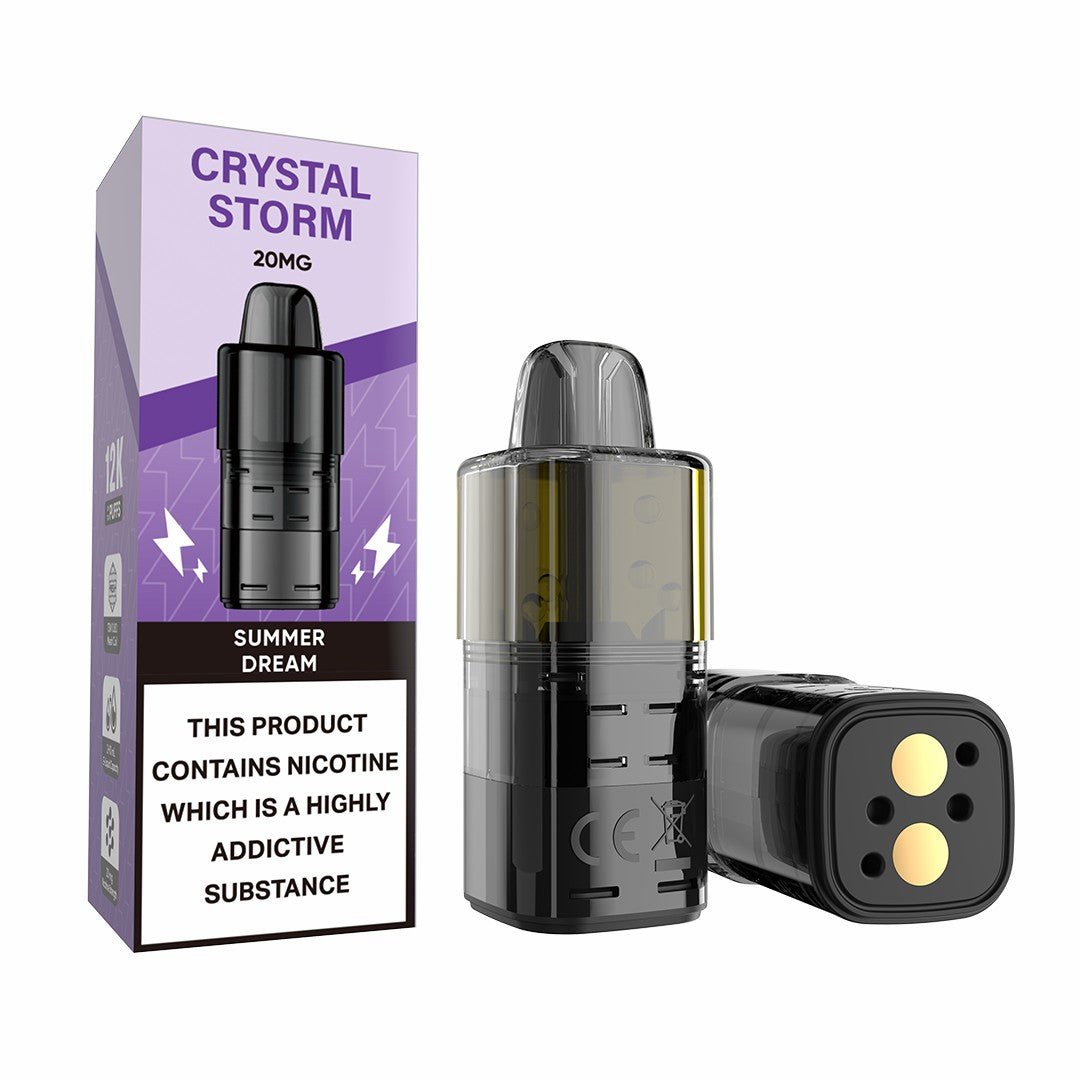 Crystal Storm Bar 12k Prefilled Refill Pods Pack of 5 - Wholesale Price !