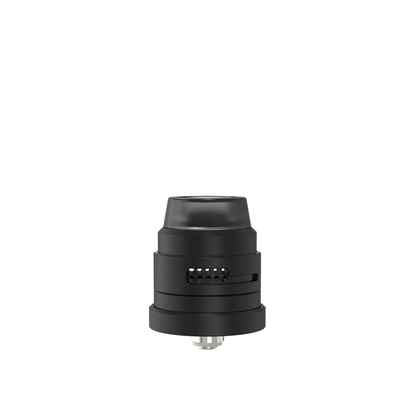 Damn Vape Nitrous RDA Dual Cap in black, shown against a white background.