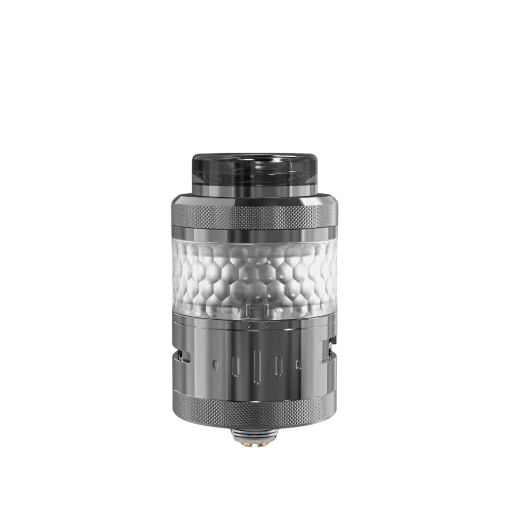Nitrous 24 RTA By Damn Vape X Koko Sarang in Shiny Gunmetal Colour