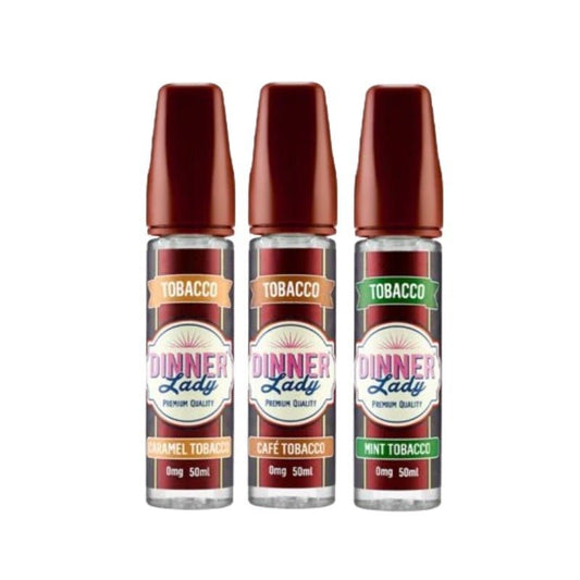 dinner lady tobacco Smooth 50:50 10ml E-Liquid Dinner Lady E Liquids |