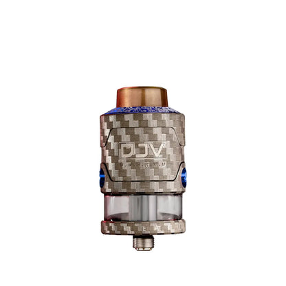 DJV RDTA V2 in Carbon Engraved Blue Colour