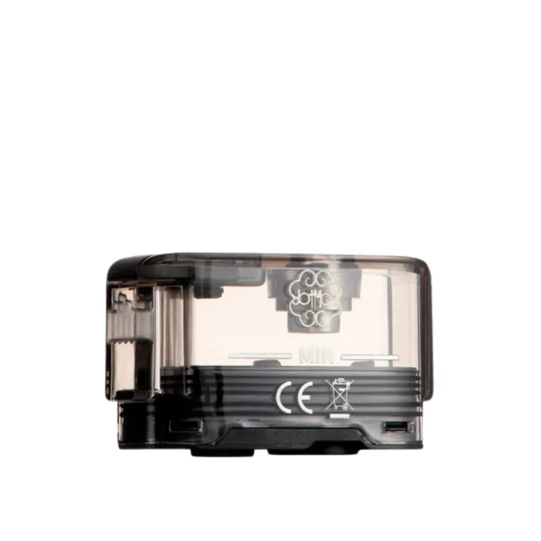 Dotmod Dotpod Max replacement empty pod tank in smoked finish, featuring the Dotmod logo.