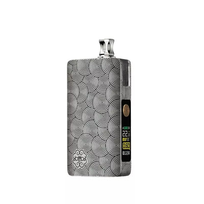 DotMod DotPod Max Pod Vape Kit In silver ripple colour. Great for Nic Salt E-liquids