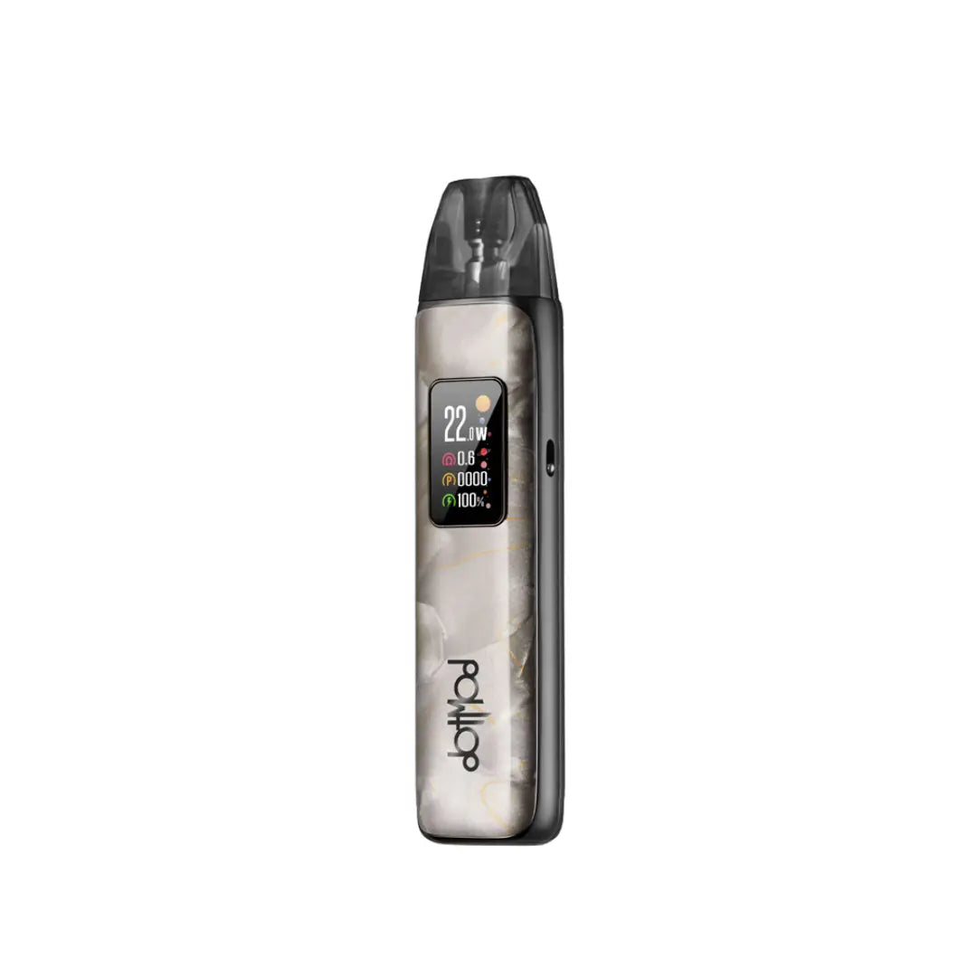 DotMod dotPod Plus Pod Vape Kit in Gold Grey perfect for Nic Salt Vape Juices 