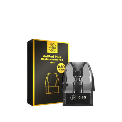 DotMod DotPod Plus Replacement Pods for DotMod DotPod Plus Pod Vape Kit - 0.8 Ohm