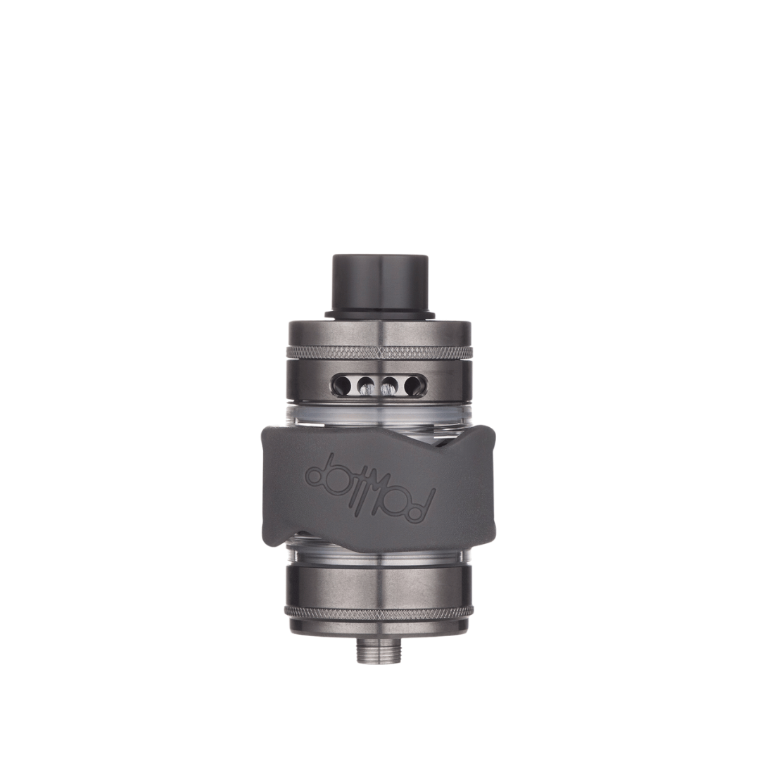 Dotmod DotTank Max Sub-Ohm Tank in sleek black finish, showing airflow control.