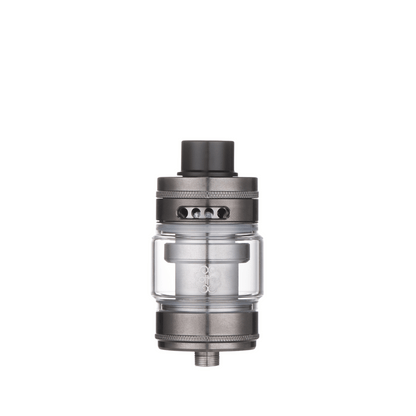 Dotmod DotTank Max sub-ohm tank, sleek design with adjustable airflow and metal finish.