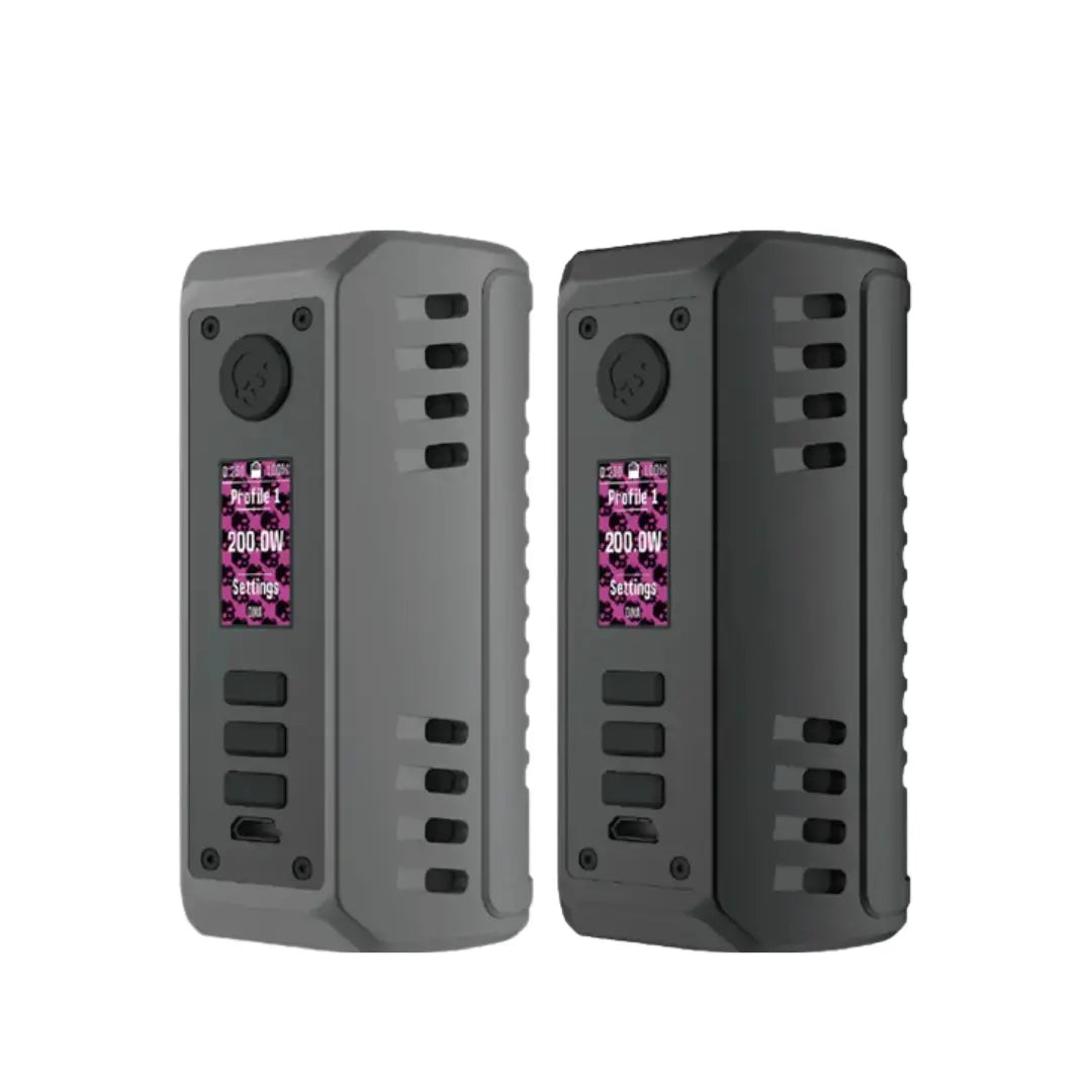 Dovpo X Vaping Bogan Odin V2 DNA250C Mod in Satin Gunmetal and Matte Black Colour