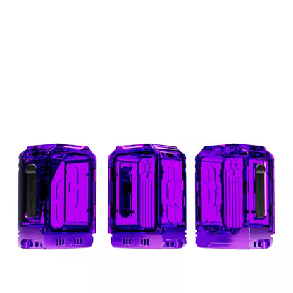 Early Bird Compass Boro Tanks from three angles in purple.