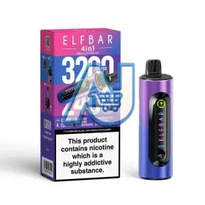 Elf Bar 4 in 1 3200 Pod Kit, Berry Edition
