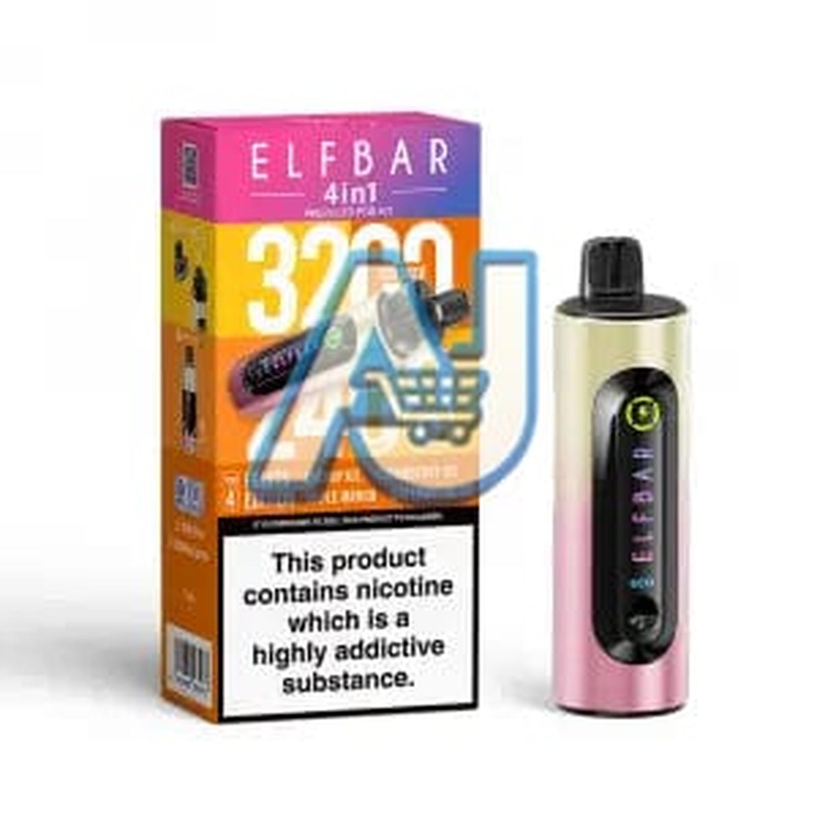 Elf Bar 4 in 1 3200 Pod Kit, Fruits Edition