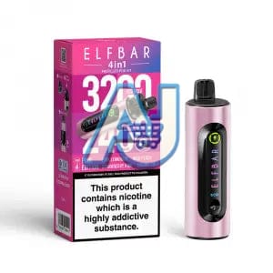 Elf Bar 4 in 1 3200 Pod Kit, Pink Edition