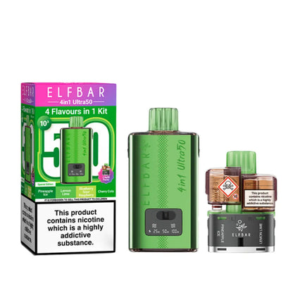 Elf Bar 4 in 1 Ultra 50 Prefilled Pod Vape Kit in Special Edition Flavour