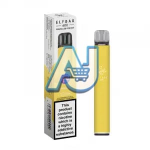 Elf Bar 600 Prefilled Pod Kit, Banana Ice Flavor