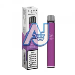 Elf Bar 600 Prefilled Pod Kit, Grape Flavor