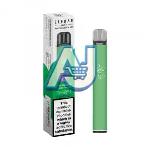 Elf Bar 600 Prefilled Pod Kit, Kiwi  Passion Fruit Guava Flavor