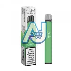 Elf Bar 600 Prefilled Pod Kit, Spear Mint Flavor