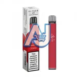 Elf Bar 600 Prefilled Pod Kit, Strawberry Ice Flavor