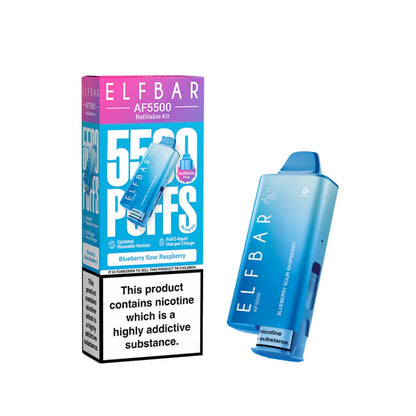 Elfbar Af5500 Blueberry Sour Raspberry Flavour 