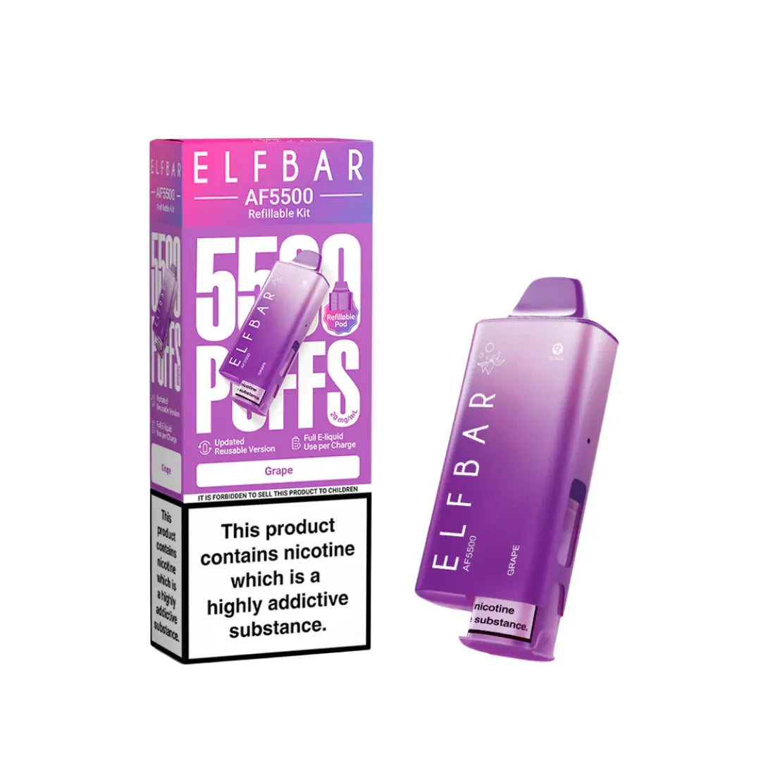 Elfbar Af5500 Grape Flavour 