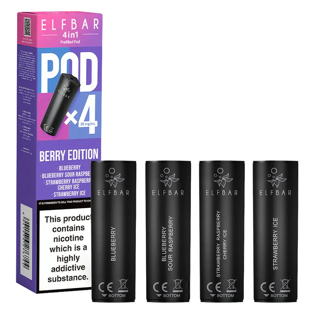 Elf Bar 4in1 Prefilled Pods Berry Edition