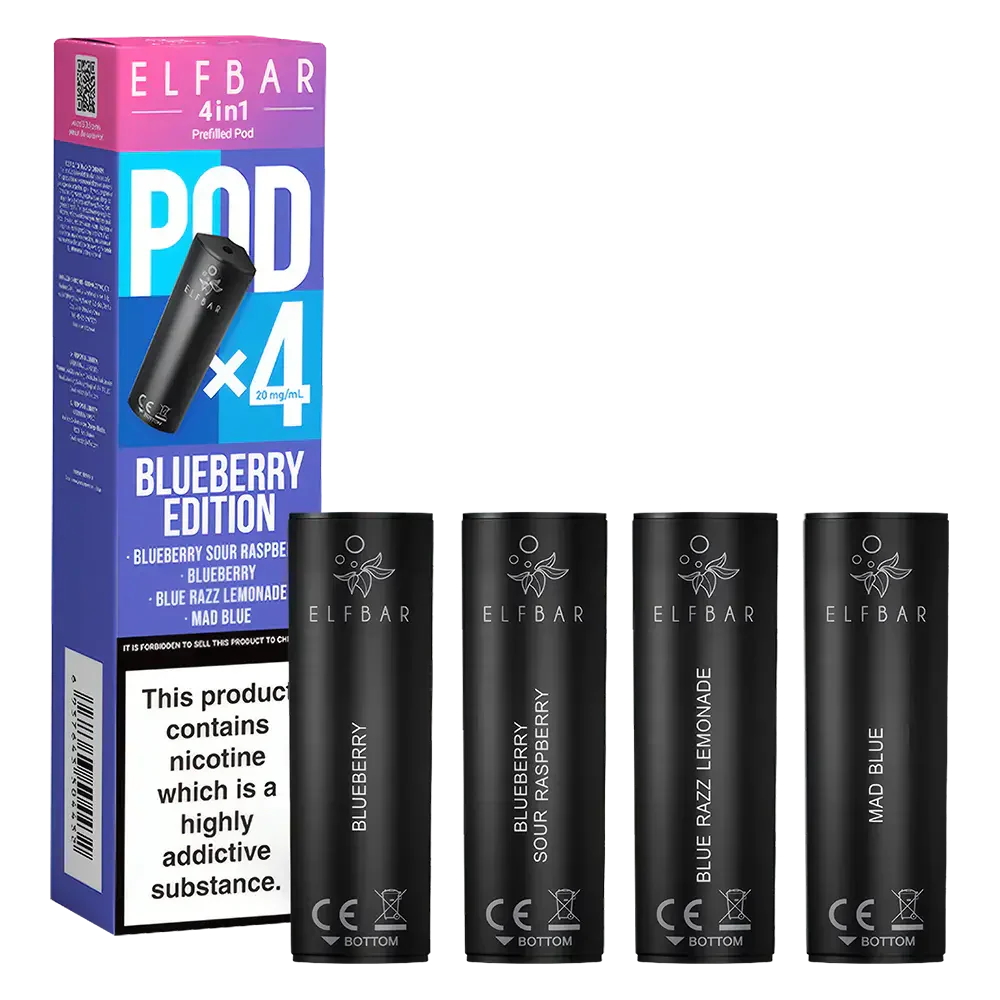 Elf Bar 4in1 Prefilled Pods Blueberry Edition