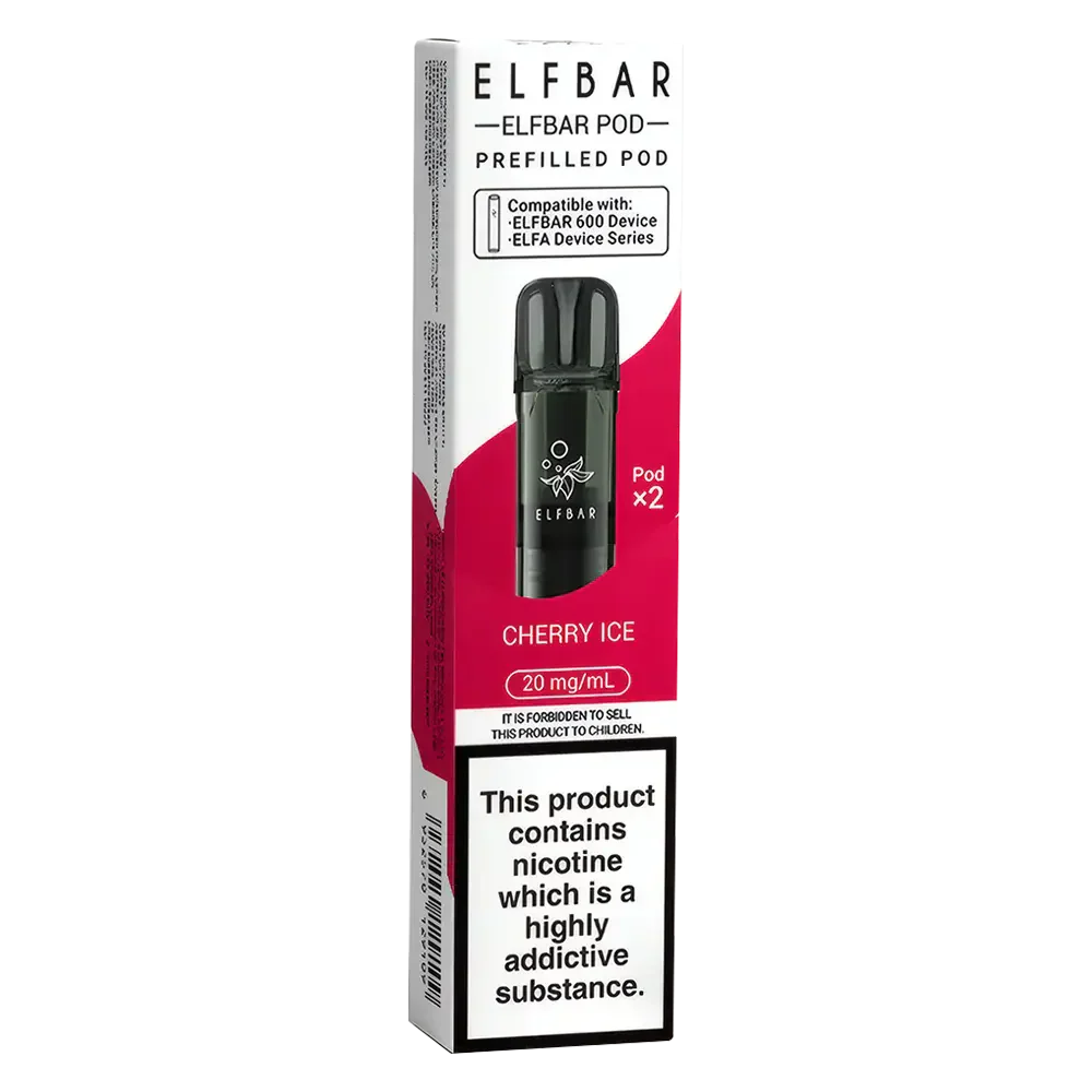 Elf Bar 600 Prefilled Pods Cherry Ice
