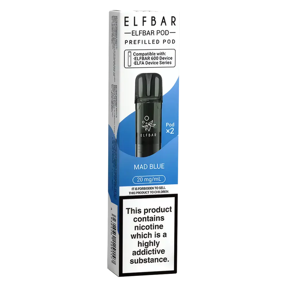 Elf Bar 600 Prefilled Pods Mad Blue