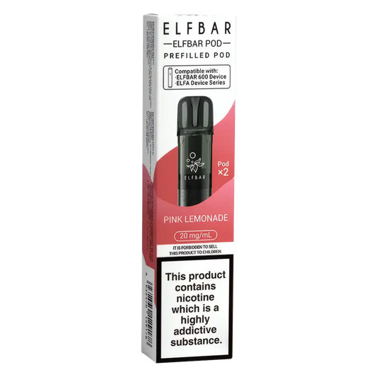 Elf Bar 600 Pink Lemonade Prefilled Pods